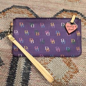Dooney & Burke Rainbow Wristlet BRAND NEW